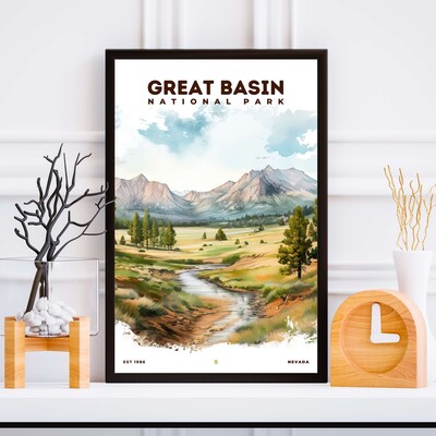 Great Basin National Park Poster, Travel Art, Office Poster, Home Decor | S8 - image5